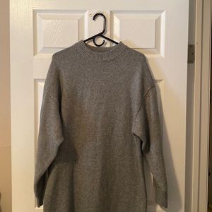 Knit grey dress